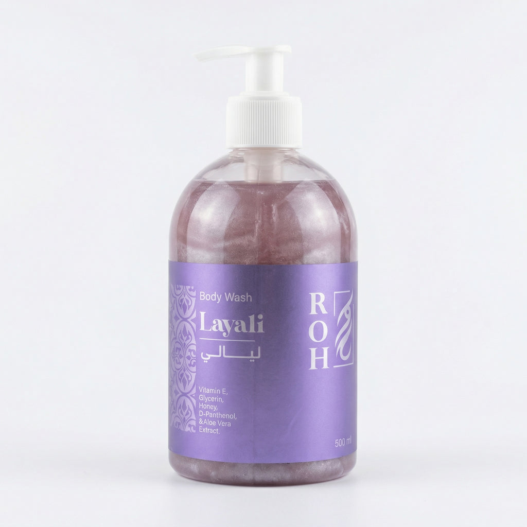 "Layali - ليالي " body wash 500 ML
